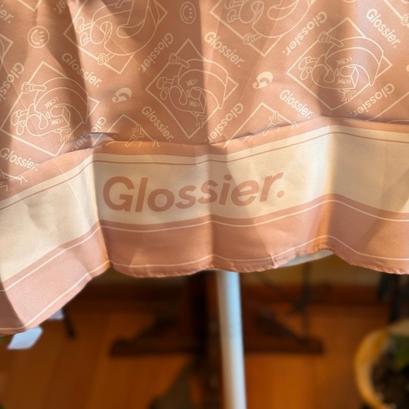 Glossier LIMITED EDITION Pink Scarf - Picture 3 of 9